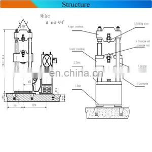 WE-C Series Hydraulic Analog Universal Testing Machine With Dynamometer thumbnail-2
