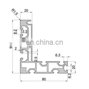SHENGXIN T Slot 8090 Industrial Aluminium Extrusion Profiles thumbnail-2