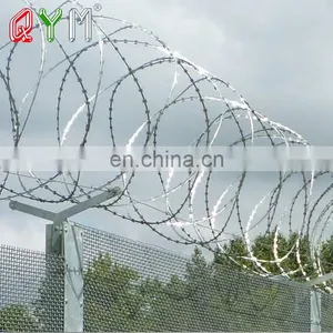 Single Coiling Concertina Razor Barbed Wire For Prison thumbnail-2