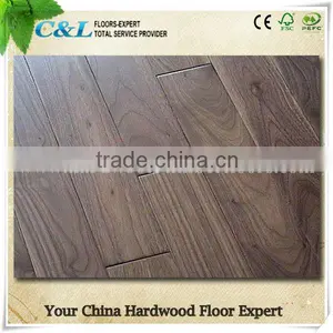 Top Quality Black American Walnut Wood Parquet Flooring thumbnail-1