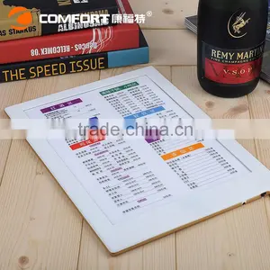 Customized Any Leather Cover Led Lighted Restaurant Menu thumbnail-5