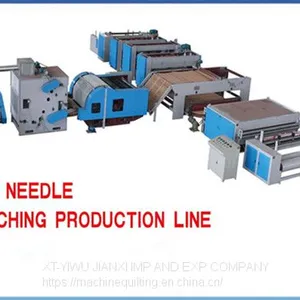 1000 Needle Punched Wadding Production Line thumbnail-1