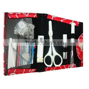 PVC Pouch Heart Patterns Sewing Manicure Set Gift for Mother Sewing Kit Sewing Set thumbnail-3