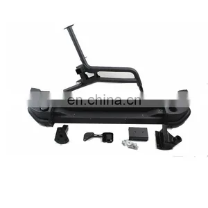 Maiker Rear Bumper With Spare Tire Rack Guard Back Bull Bar for Jeep Wrangler Jk 4x4 Auto Accessories thumbnail-1