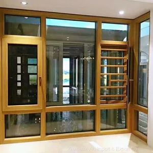 108Aluminum Insulated Broken Bridge Window Doors thumbnail-4