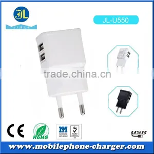 Free Sample OEM Factory Consumer Electronics USB Travel Charger With 2 USB Output thumbnail-2
