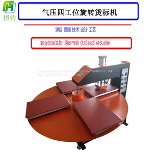 Pneumatic Four-station Hot Stamping Machine Rotary Four-table Stamping Machine Digital Stamping Machine Neck Stamping Stamping Machine thumbnail-3