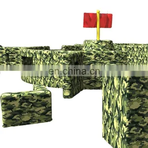 Cheap Manufacturer Inflatable Paintball Bunkers Set X Shape With High Quality thumbnail-1