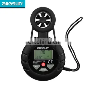 US Free Shipping Allosun EM2240 Digital Anemometer Wind Speed Indicator Current Average or Wind Temperature Wind Force Indicator thumbnail-1