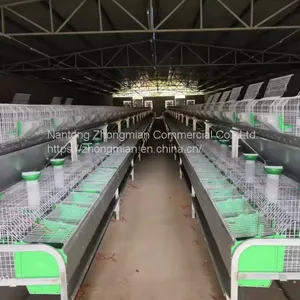 Industrial Breeding Rabbit Cages System Farm Cage 24/set thumbnail-5