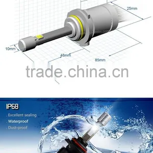 Super Bright IP68 All in One no Fan R3 9006 Led Headlight for Car and Motorcycle thumbnail-5