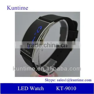 China Supplier Watches Men Digital LED Watch Silicon Band Watch ,12/24-hour Format Selectable,Day/Date/Year Display thumbnail-1