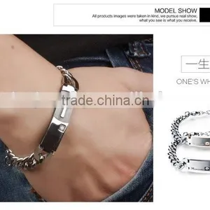Titanium Steel Couple Bangles Fastness Retro Classic Cross Bracelet Popular Valentine's Day Gifts thumbnail-4