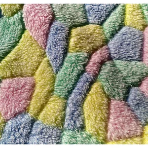 Jacquard Coral Fleece Fabric And Embossed Coral Fleece Fabric For Cheap Sale thumbnail-5