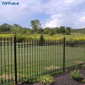 Customized Zinc Steel Guardrail for Outdoor Garden Balcony Factory Decorative Yard Zinc Steel Fence thumbnail-3