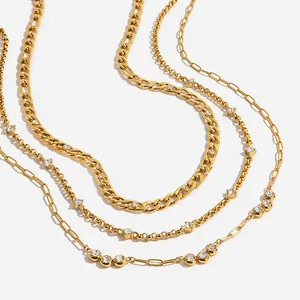 Custom Stainless Steel Necklace Low MOQ for Bulk Orders thumbnail-4