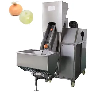 Double Belts Onion Peeler 1000-1500kg/h thumbnail-2