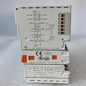 BECKHOFF EL1104 EtherCAT 4 Channel Digital Input Module 24V DC Industrial Automation I/O Terminal thumbnail-4