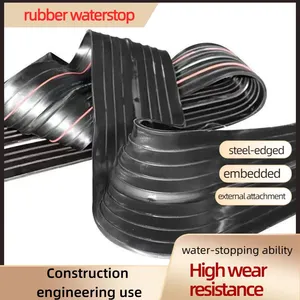 Natural Rubber U-type Removable Waterstop Easy Maintenance For Sewage Tank Joint thumbnail-2
