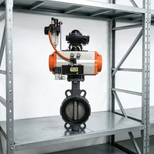 Marine Wafer Pneumatic Butterfly Valve With Solenoid for Seawater Cooling Systems, GB/T3036-94 thumbnail-3