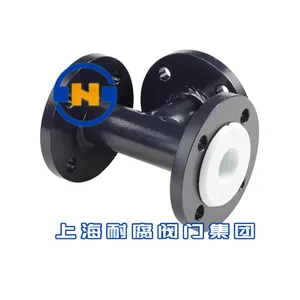 Carbon Steel Four-Way Fluorine Lined Sight Glass Fluorine Lined Cross Mirror, Fluorine Lined Pipe Accessories thumbnail-2