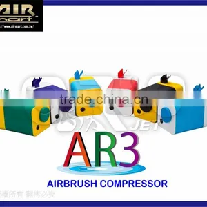 Taiwan Made Model No AR3 for Nail Art and Makeup AIRBRUSH MINI AIR COMPRESSOR thumbnail-4