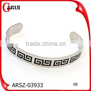 New Gold Chain Design for Men Blank Stainless Steel Cuff Bracelet thumbnail-4