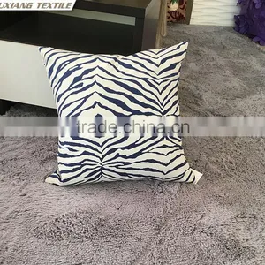 Blue High Quality Jaquard Pillow Cushion thumbnail-2