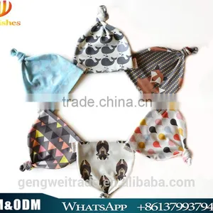 Children Hats Exclusive Custom Ins Hot Sale Baby Autumn & Winter Hats Cute Printing Pure Cotton Baby Hats thumbnail-1