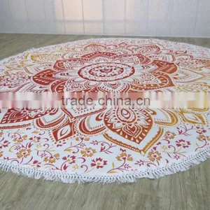 Round Towel Beach Wrap Throw Hippie Yoga Mat Indian Mandala Roundies thumbnail-2