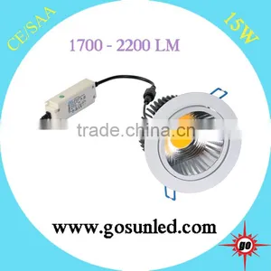 China Factory 2016 Hot Sales 15W Cob Led Downlight With 5 Years Warranty thumbnail-3
