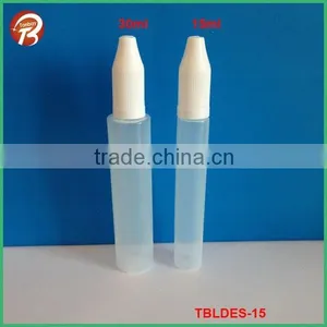 15ml and 30ml LDPE PEN SHAPE E JUICE DROPPER BOTTLE WITH CHILDPROOF CAP TBLDES-15 thumbnail-2