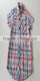 Cute Checked 100% Cotton Boy Shirt thumbnail-1