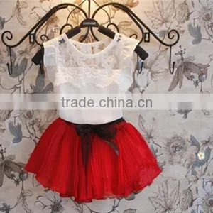 Wholesale Girls Tutu Dress Set,2pcs Baby Girl's Tulle Dress Set,dress Children Tops With Skirt Set,girls Outfits Summer Clothes thumbnail-4