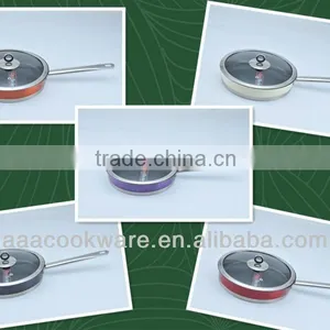 Professional Stainless Steel Frypan With Transparent High-temperature Painting Non-stick Inside for Wholesale thumbnail-6