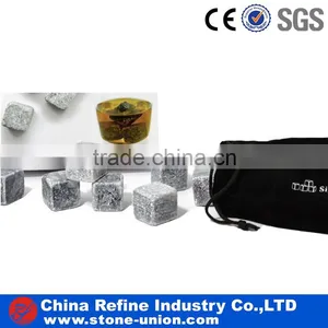 Grey Granite Small Cube Rock for Wine thumbnail-4
