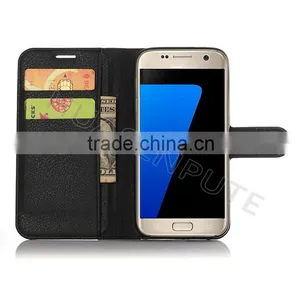 2016 Trending Products PU Leather Case for Galaxy S7 Case With Card Slots thumbnail-4