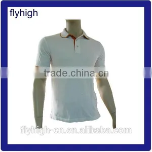 Men's 100% Cotton Pique Polo Shirt With Strip Collar thumbnail-1