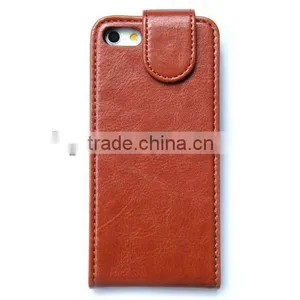 Flip Style Leather Cover Cases for Apple Iphone 5 thumbnail-1