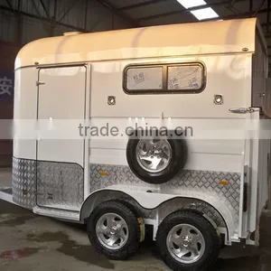 China Gold Supplier Cheap Two Horse Trailer thumbnail-1