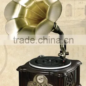 Hot Selling Mini Record Player With Buetooth USB SD FM Function thumbnail-1