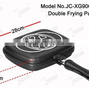 Die Casting Aluminum Double Sided Non-stick Frying Pans/New Design Double Fry Pan thumbnail-2