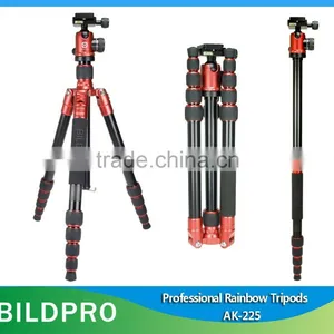 BILDPRO Fashion Products Anodization Aluminum Tripod Camera Professional Heavy Duty Tripod Stands thumbnail-1
