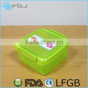 1.0L Green Transparent Plastic Food Container thumbnail-1