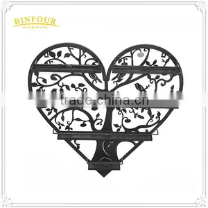 Metal Wall Deco Wall Mounted Nail Polish Stand Cosmetic Display Shelf thumbnail-3