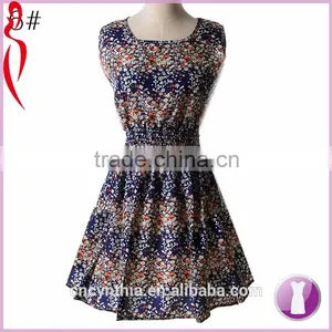 New Design Floral Printed Maxi Dress Top Design thumbnail-1