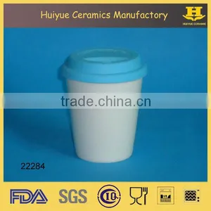 Ceramic Coffee Mug With Silicone Lid thumbnail-5