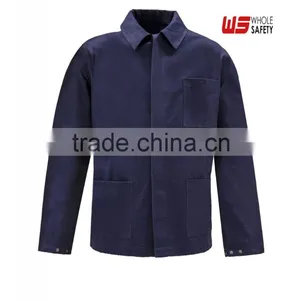 Inherent Flame Retardant FR Navy Button Up Shirt thumbnail-1