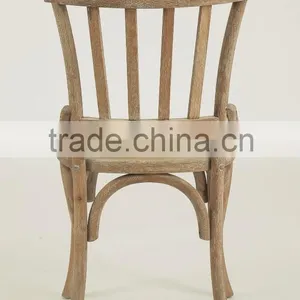 New Design Antique Vintage Solid Wooden Dining Chair/ High Back Restaurant Chair(FC152-OAK) thumbnail-3