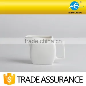 Plain Ceramic White Coffee Milk Creamer thumbnail-1
